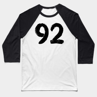 Number 92 Baseball T-Shirt